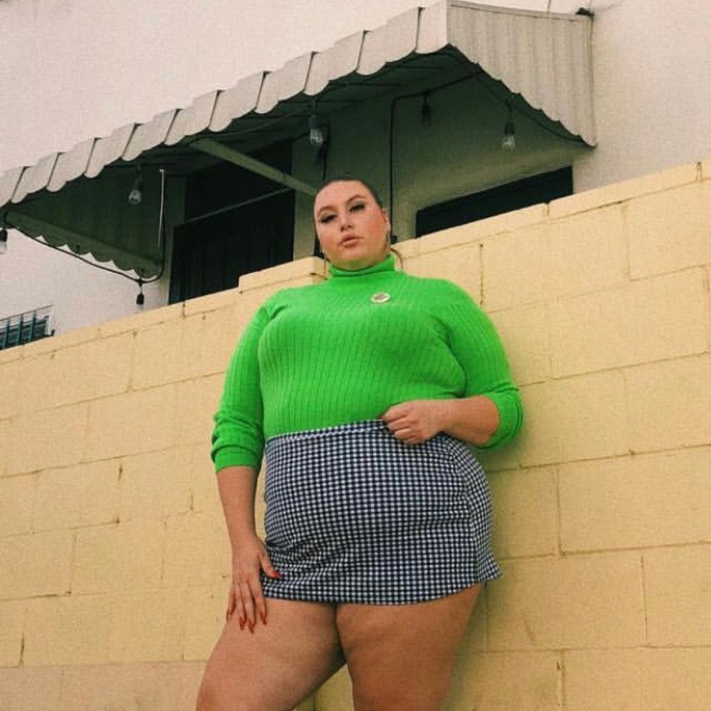 Neon Green Turtleneck